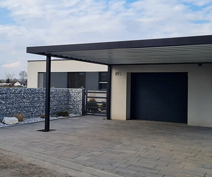 Aluminium-Überdachung Carport